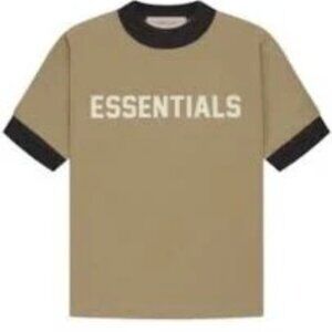 Essentials Kids Tan and Black T-Shirt